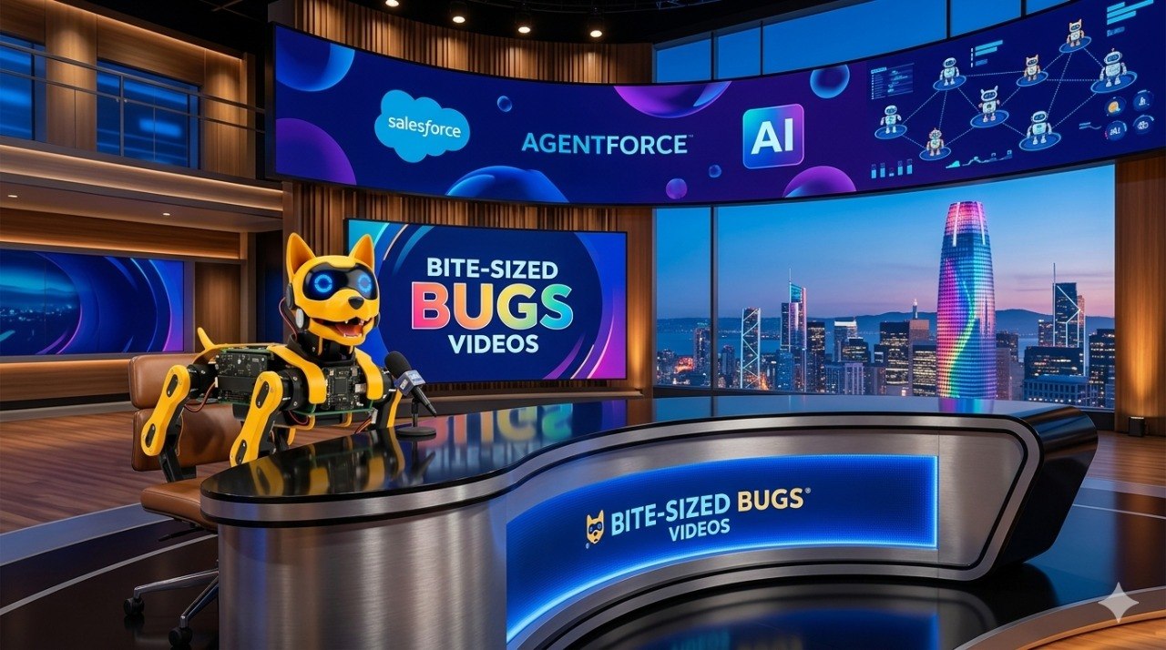 Bugs at the Bite-Sized Bugs anchor desk